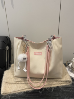 鏈條女包 托特包 單肩斜背兩用 大容量通勤包 實用托特大包